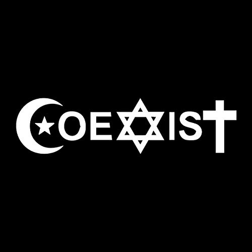 coexist eatadick sticker