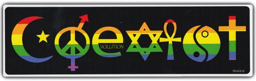 coexist eatadick sticker