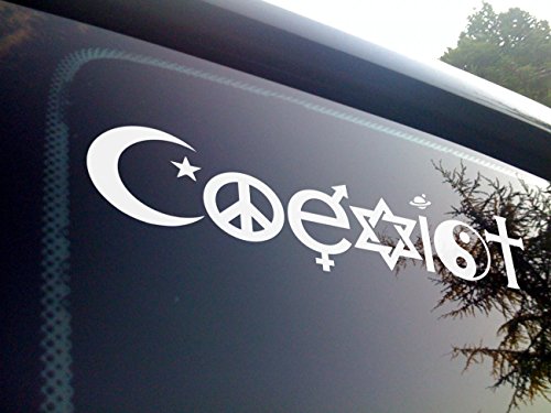 coexist eatadick sticker