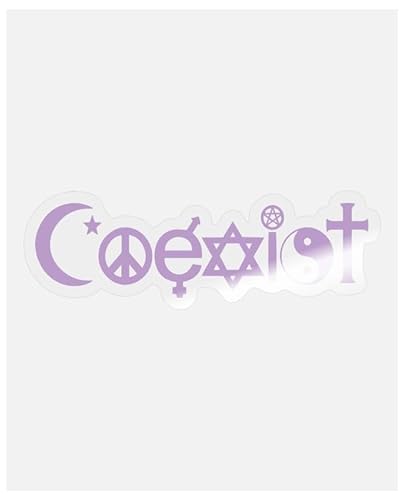 coexist eatadick sticker
