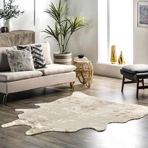 Faux Cowhide Rug